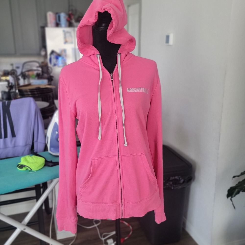 Margaritaville Pink Zip-Up Hoodie